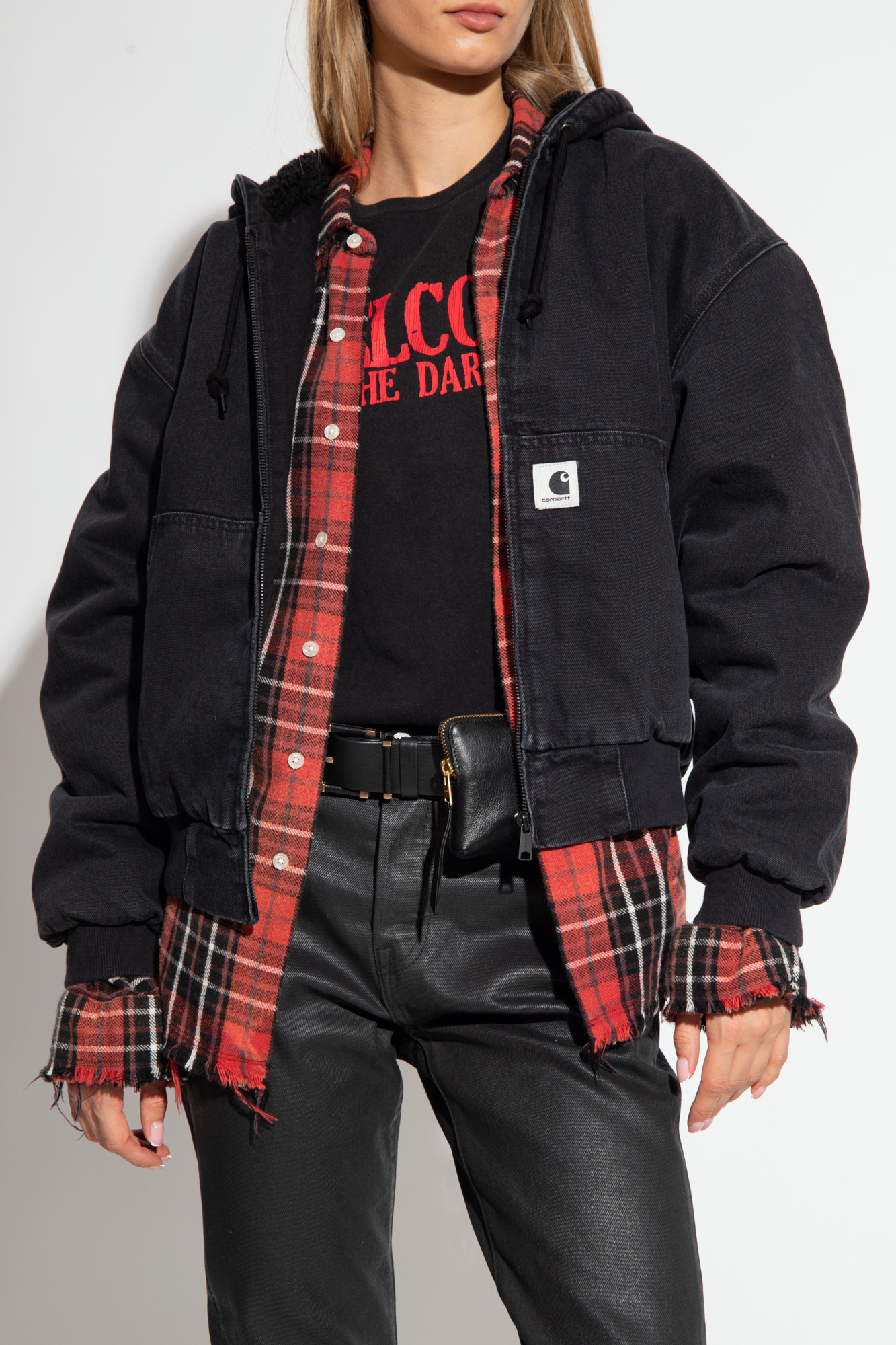 Carhartt WIP ‘OG Active’ hooded denim jacket Women's Clothing Vitkac